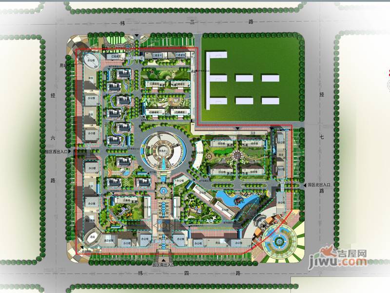 联创智业园规划图