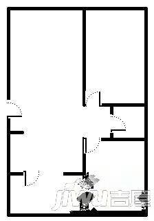 辰北花园2室2厅1卫91㎡户型图