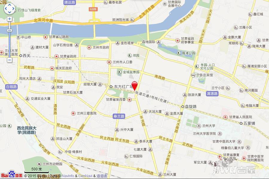 鸿运金茂广场位置交通图